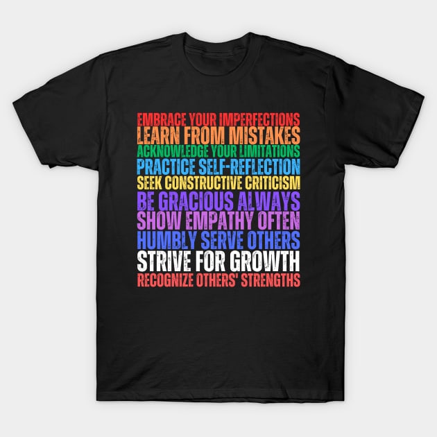 Humility Quotes T-Shirt by Donald Agunikyle Merch